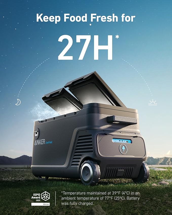 Anker EverFrost Dual-Zone Portable Cooler 50 with 299Wh Battery