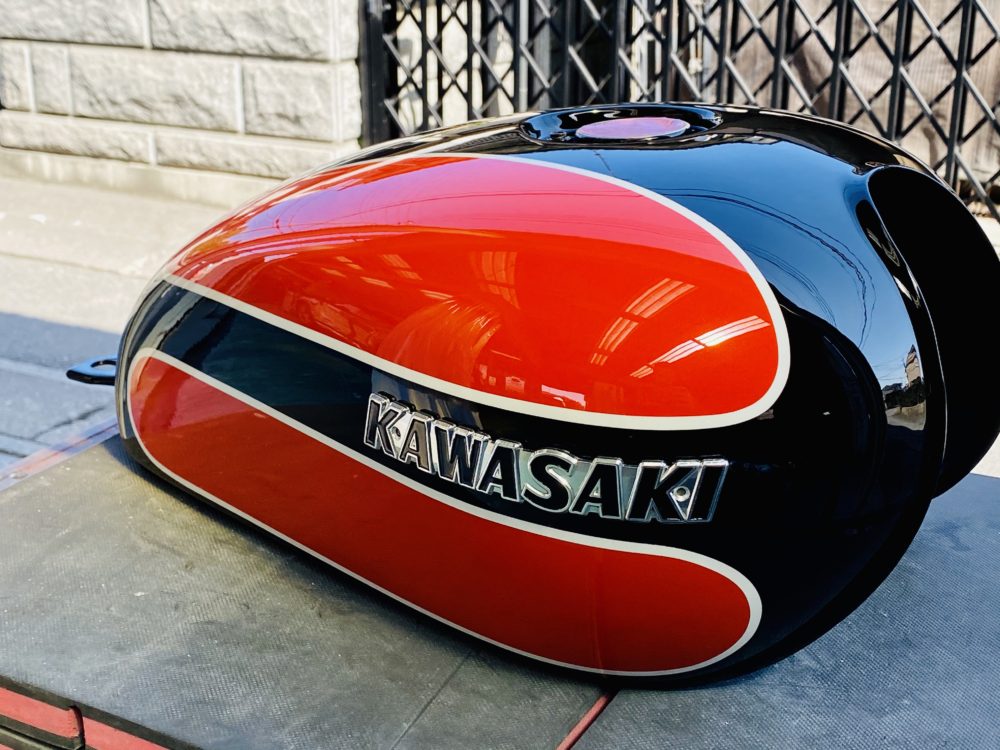 モ*ン様 W650 タンク W1SA ペイント スムージング済 W650 タンク W1SA