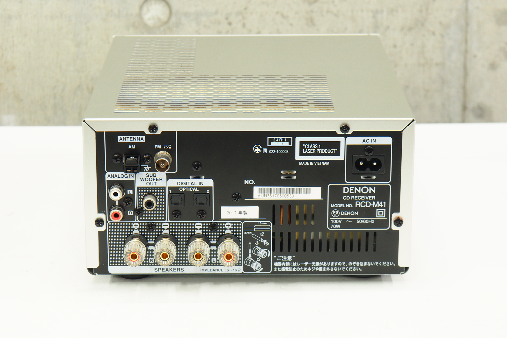 DENON CDレシーバー RCD-M41 動作品 2023年製 DENON デノン RCD-M41 2023年