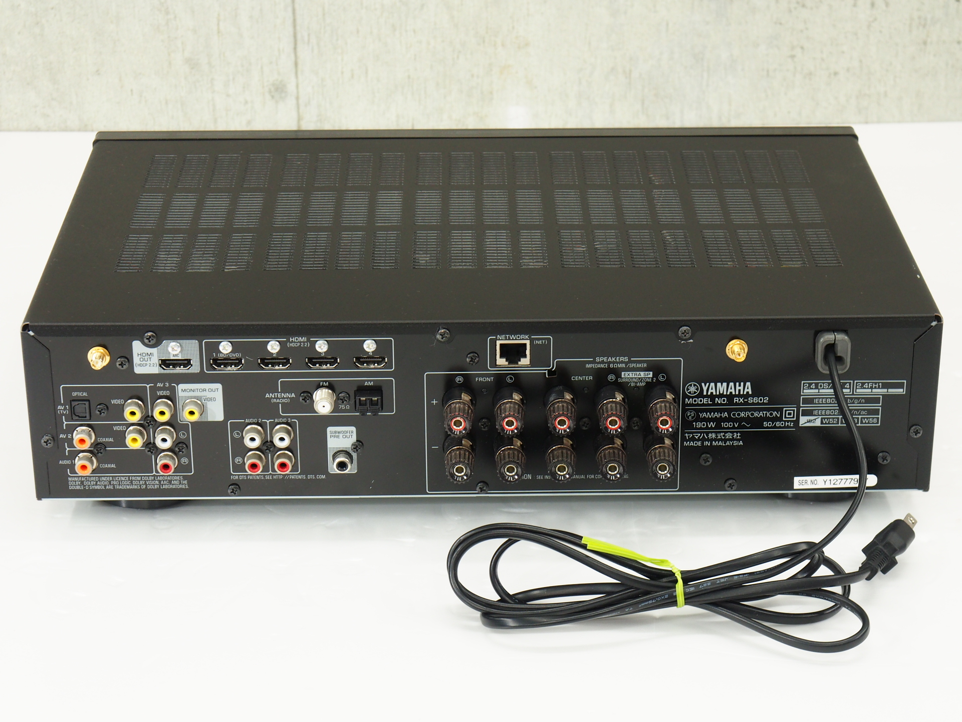 アバックWEB-SHOP / 【中古】YAMAHA RX-S602(B)【コード01-10348】AVアンプ