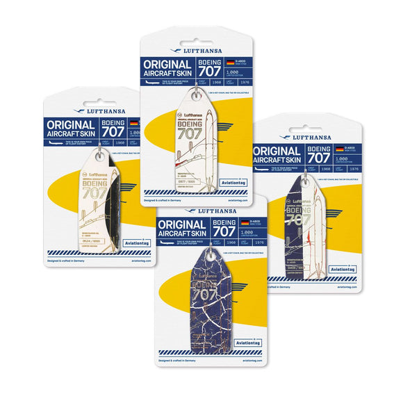 ルフトハンザ航空 B707-430 Aviationtag 特殊柄 ルフトハンザ航空 B707