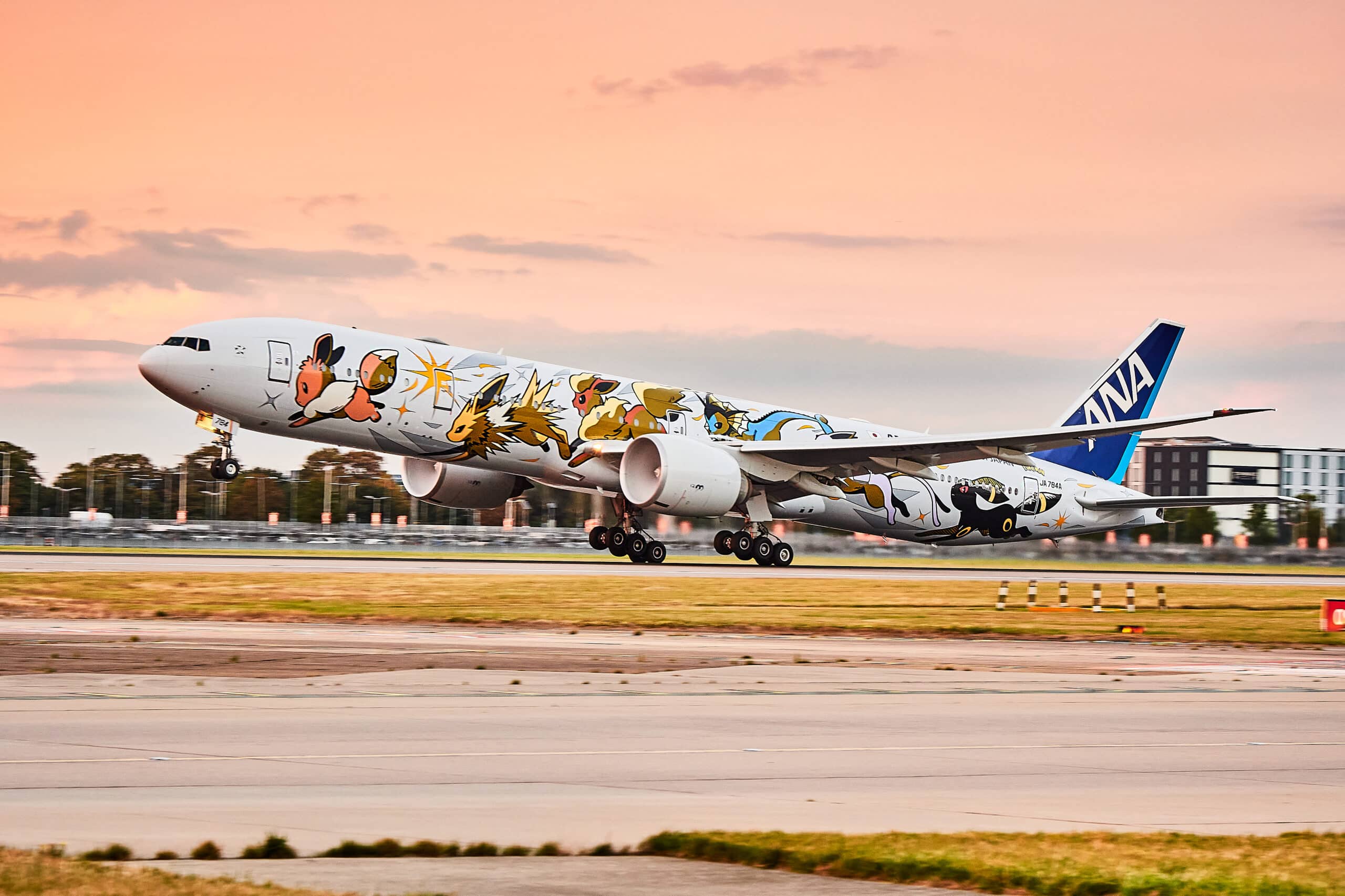 ANA's second Pokémon livery 'Eevee Jet NH' made its maiden voyage
