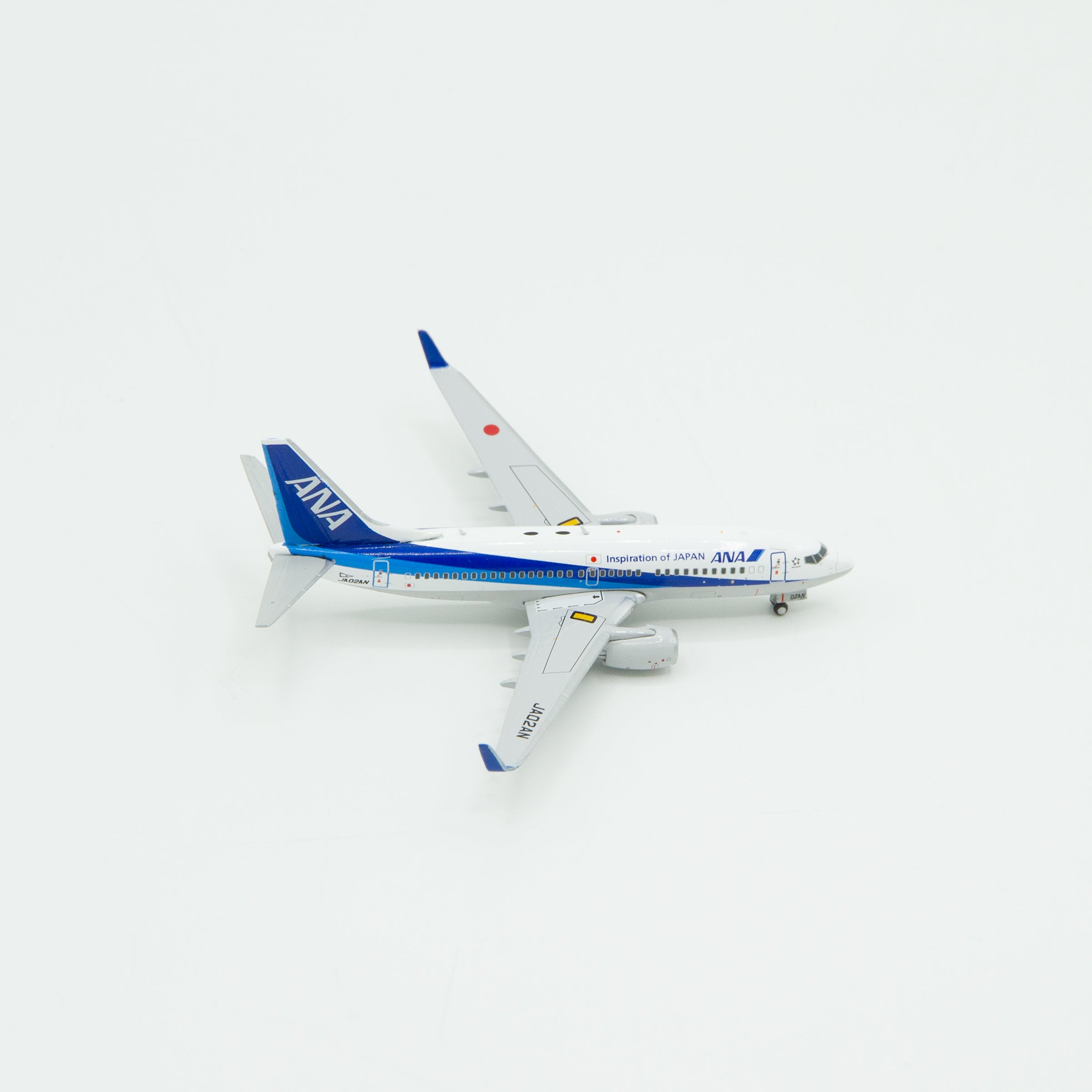 ANA Aviationtag B737-700 レアな薄青と白コンビ ANA Aviationtag B737