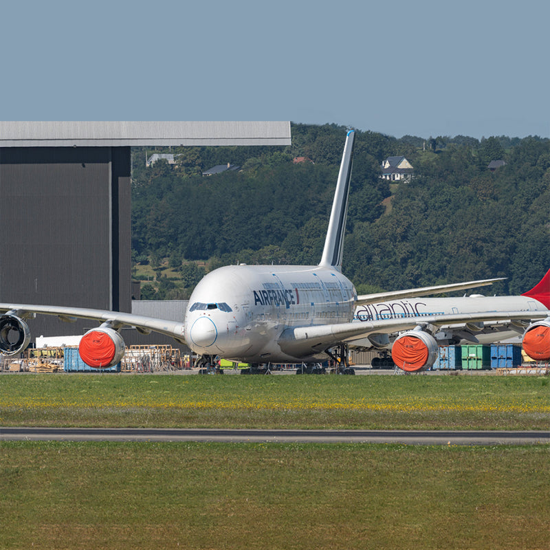 The first Airbus A380 in Europe at Aviationtag - Air France F-HPJA