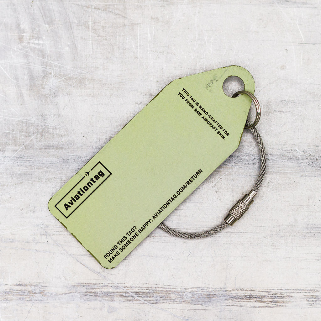 LX Swiss A340-300 Aviationtag ロゴカット LX Swiss A340-300