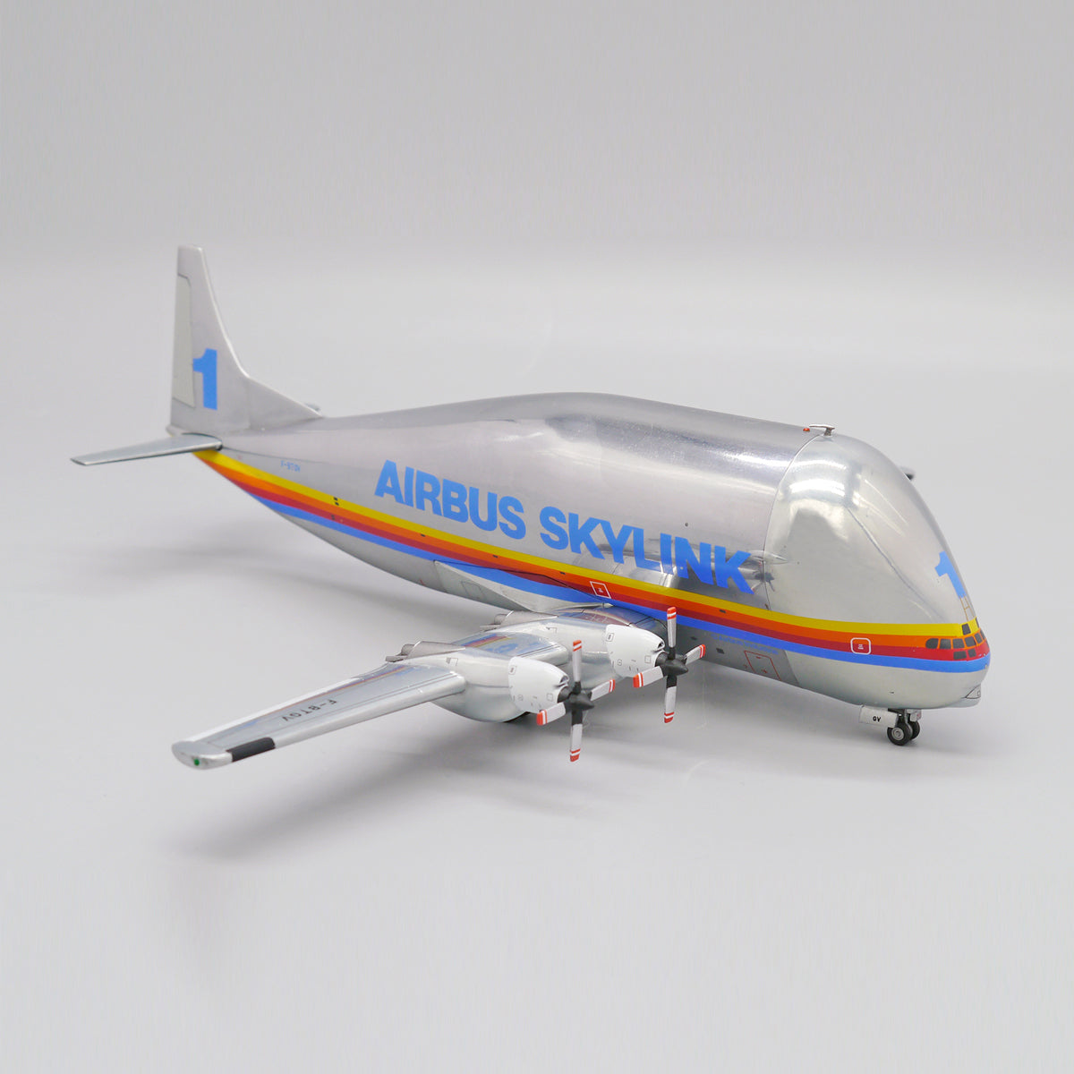 スーパーグッピー Aviationtag 黄色 Super Guppy Edition 1:400 Modell