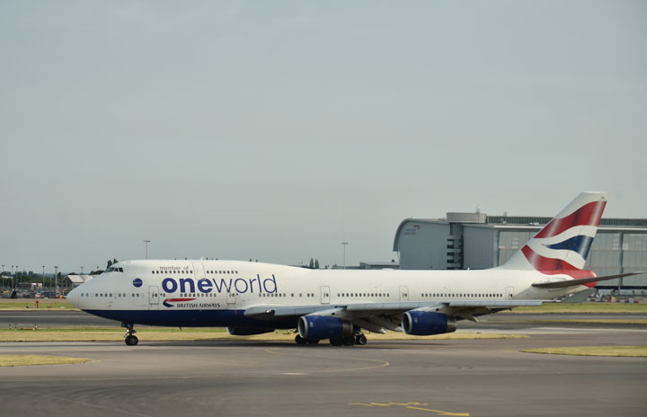 ブリティッシュ・エアウェイズ Airlinertags B747-400