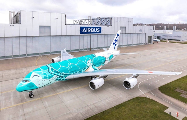 ハぁ～いサイ ANA エアバス A380 フライングホヌ 2号機カイ ハぁ～い