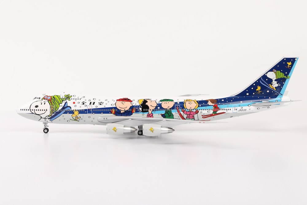 SQ ANA B747SR-100 JA8139 スヌーピーⅡ フラップダウン SQ ANA B747SR