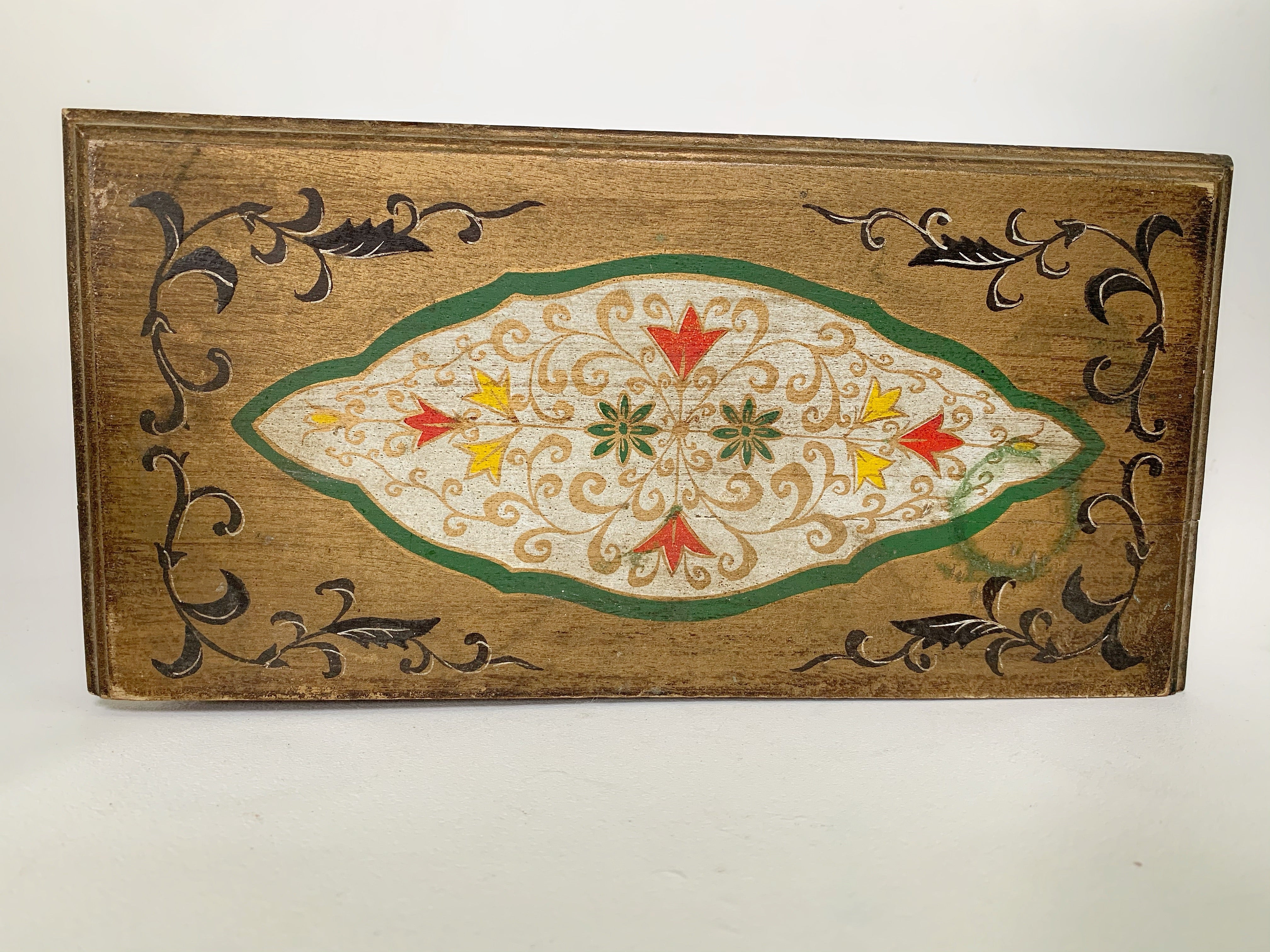 Vintage Florentine Wood Jewelry Box – Avigail Adam