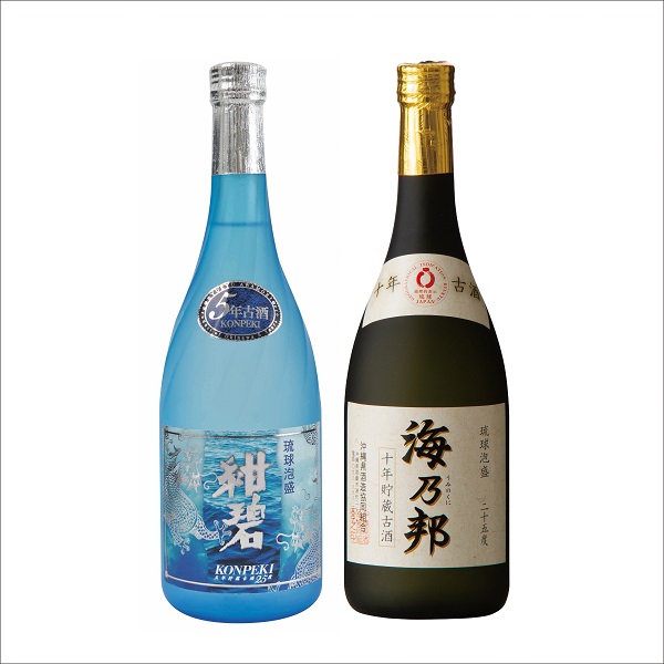 沖縄県酒造協同組合 / 海乃邦10年・紺碧5年 25度セット