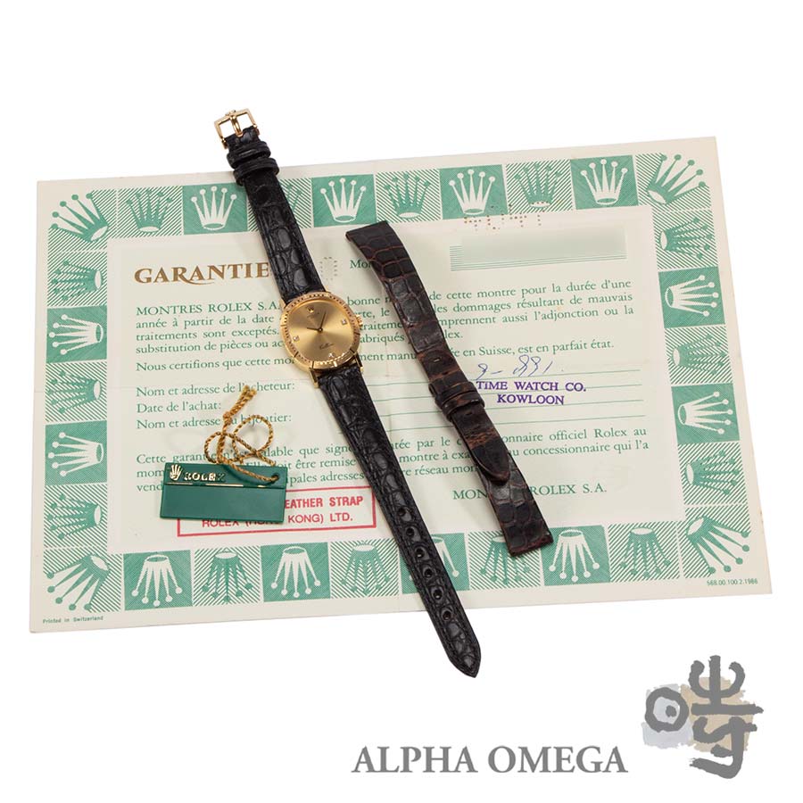 ロレックス チェリーニ [4047] YG L番 1989年 ヴィンテージ | アルファ