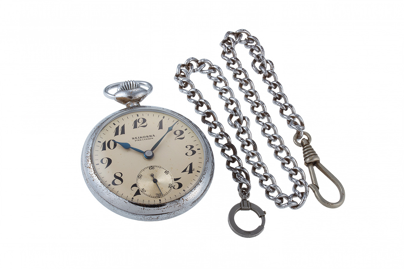 鉄道時計（懐中時計）SEIKOSHA 動作確認 国鉄時代に運転士さん使用