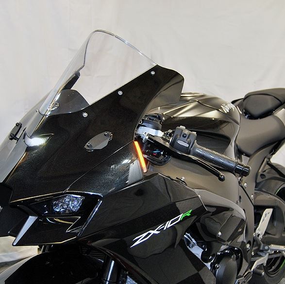 NRC製 ZX-10R (21-)用 ポリカーボネイト LEDウィンカー｜AxxL