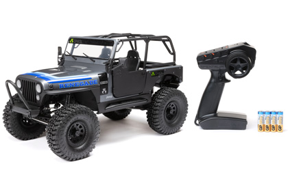 1/10 SCX10 III Jeep CJ-7 4X4 RTR Brushed Rock Crawler, Red | Axial