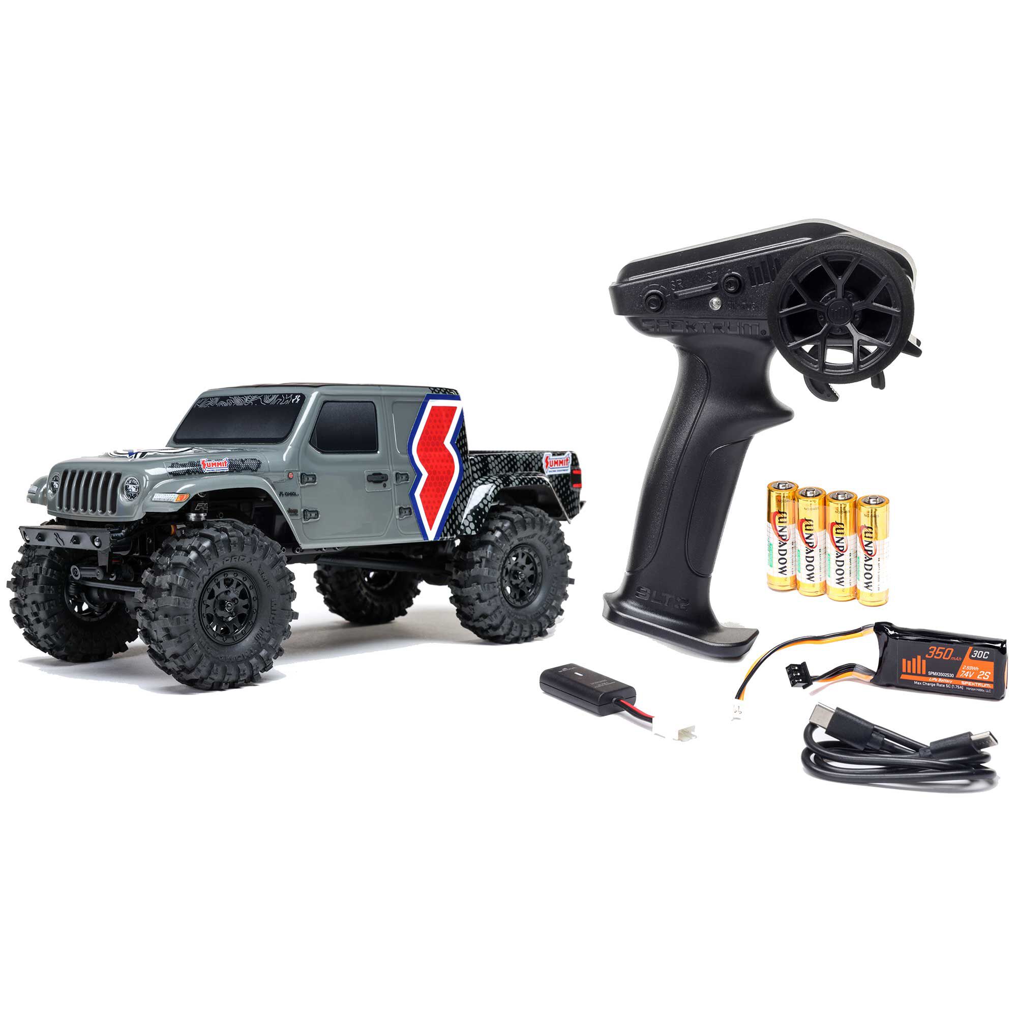 1/24 SCX24 Summit Racing Jeep Gladiator 4X4 Rock Crawler RTR