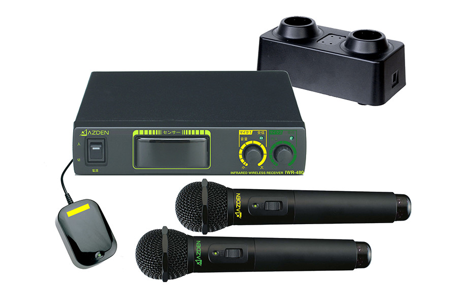 IWS-480 (CH3/CH4) 赤外線ワイヤレスマイクロホンシステム | 3.4
