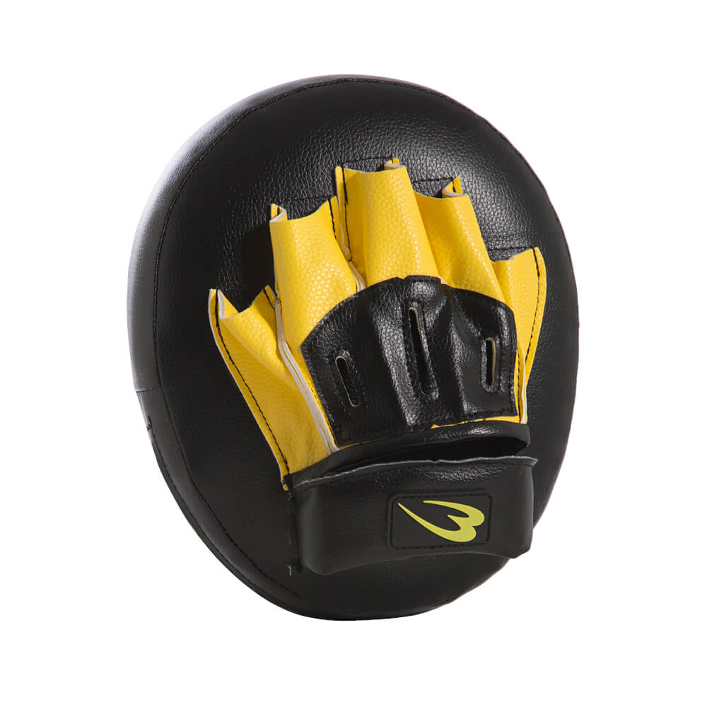 パンチングミットストライク ブラック×イエロー KM104BKYE｜BODYMAKER