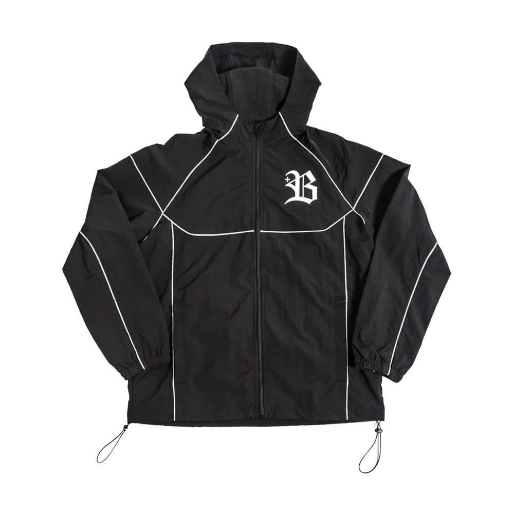 プラスB NYLONパーカーセットアップ M ブラック｜BODYMAKER