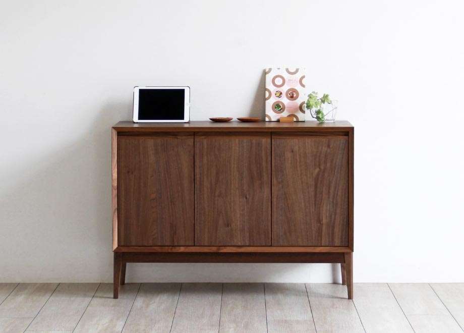 ウォールナット材のキャビネット・チェスト・靴箱 一覧 | 木の家具専門