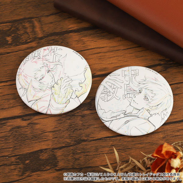文豪ストレイドッグス 原画缶バッジセット 中島敦&芥川龍之介: キャラ