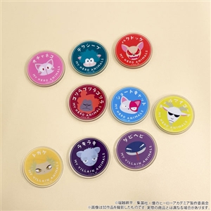 僕のヒーローアカデミア グリッター缶バッジセット／MVAnimals: キャラ