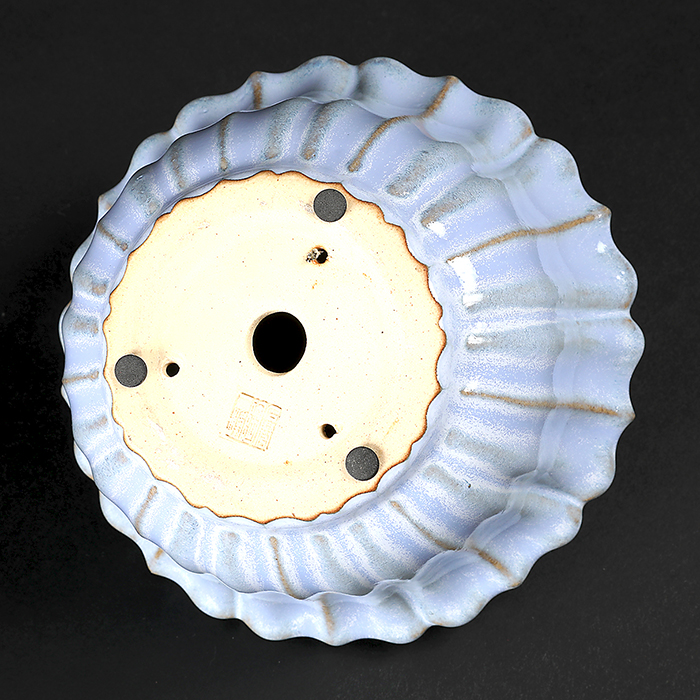 盆栽鉢 美芸 雷紋柄 盆栽鉢 美芸 雷紋柄