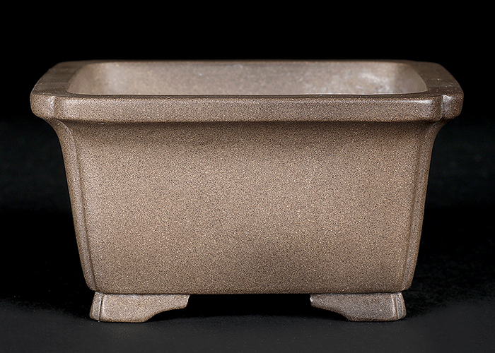 457.中國文革 撫角正方3点 盆栽鉢 植木鉢 457.中國文革 撫角正方3点