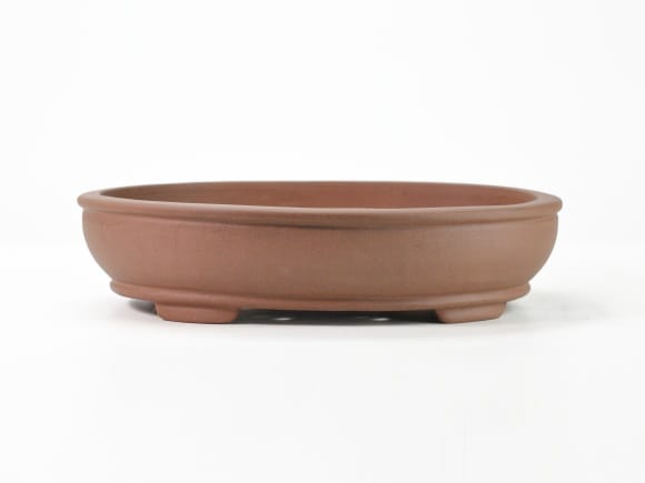 発色最高！！三景在落款 和鉢 桃花泥 丸鉢 盆栽鉢 発色最高！！三景在