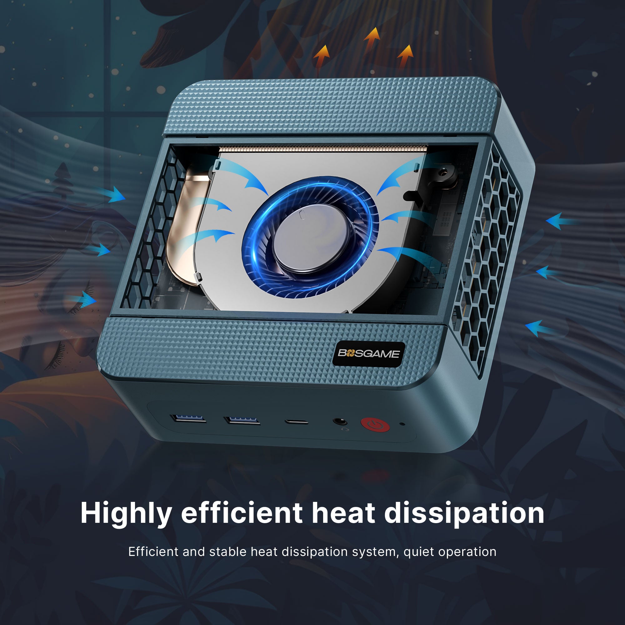 BOSGAME Office Mini PC P2 Lite, Powered by Intel Core-i5 12600H 32GB D