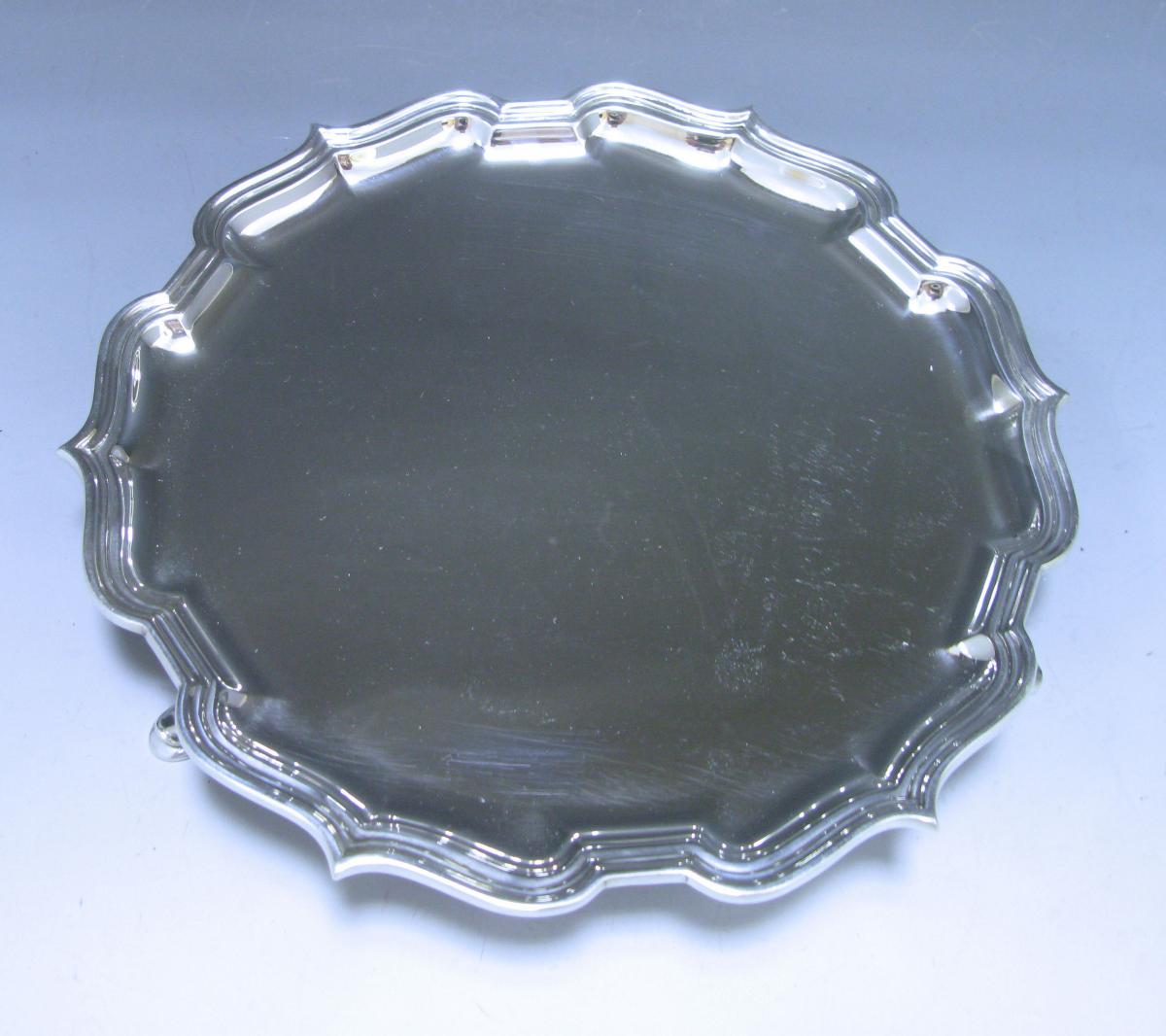 Sterling Silver Salver 1929 Mappin and Webb | BADA