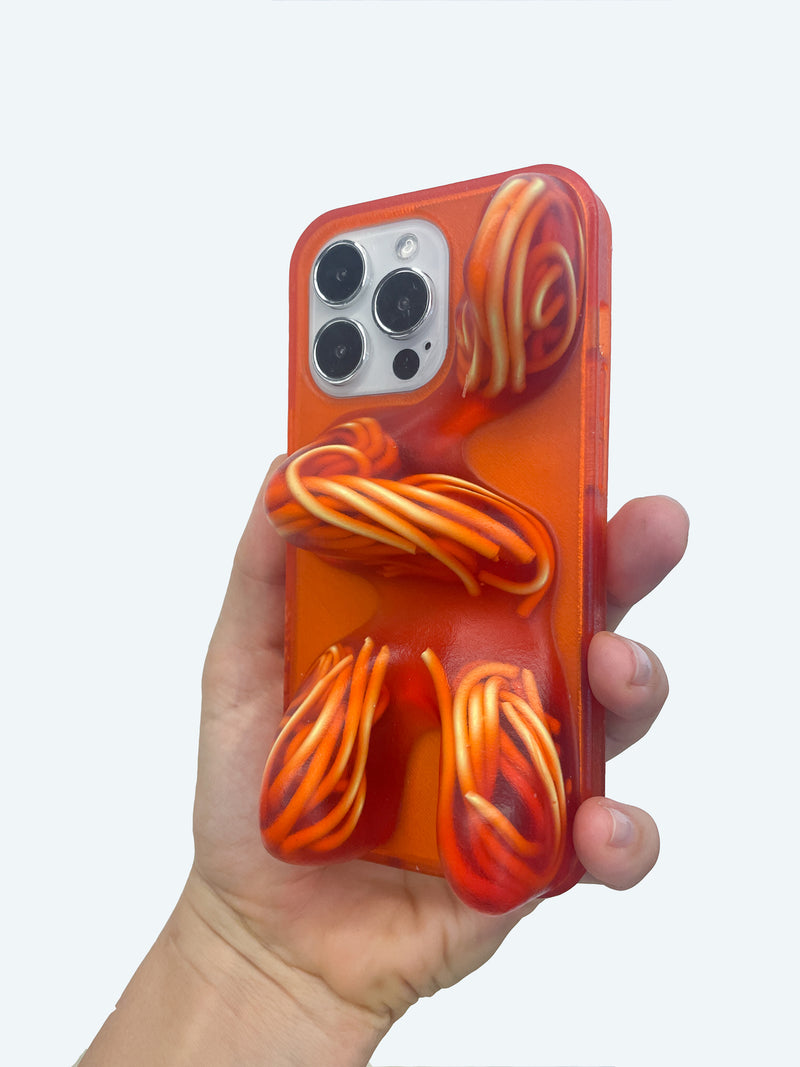Ishi Handmade Phone Case in Classic Spaghetti – BAILEY HIKAWA