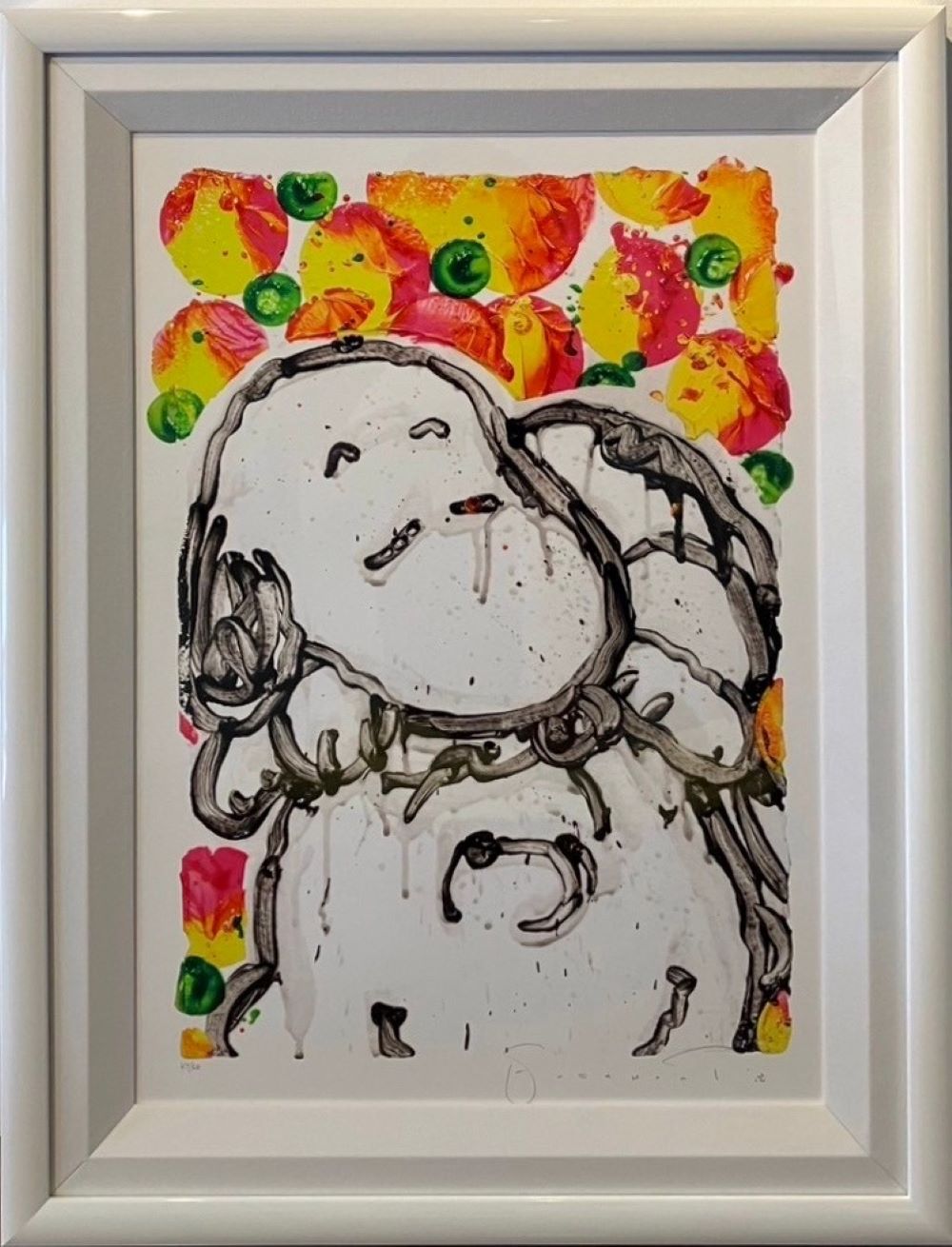 真作【トム・エバハート】スヌーピー（リトグラフ）