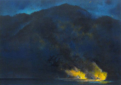 写真追加】加藤東一 月明漁火 芸艸堂 写真追加】加藤東一 月明漁火 芸