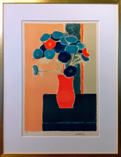 ベルナール・カトラン「ピンクの花瓶のアネモネ」の買取実績｜大阪府