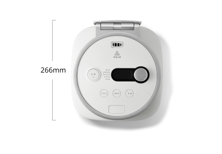 スペックと使い方 | BALMUDA The Gohan | BALMUDA（バルミューダ）公式