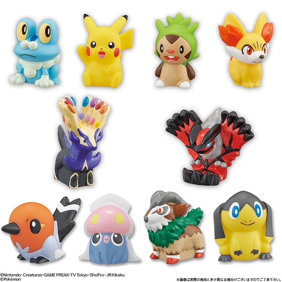 ポケモンキッズ指人形（伝説のポケモン.幻のポケモン含む）58体 （未