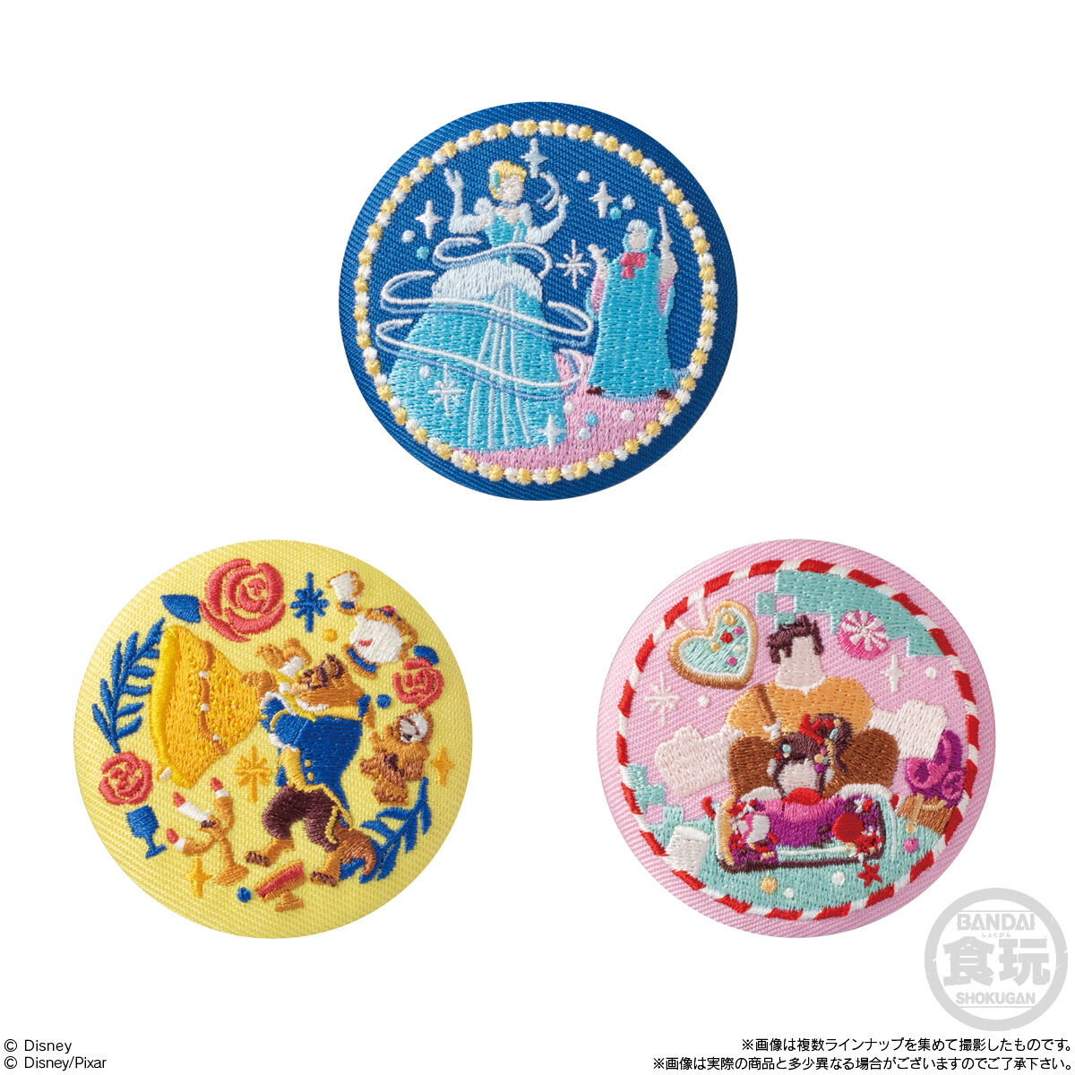 Disney Characters 刺繍缶バッジビスケット2｜発売日：2025年12月22日