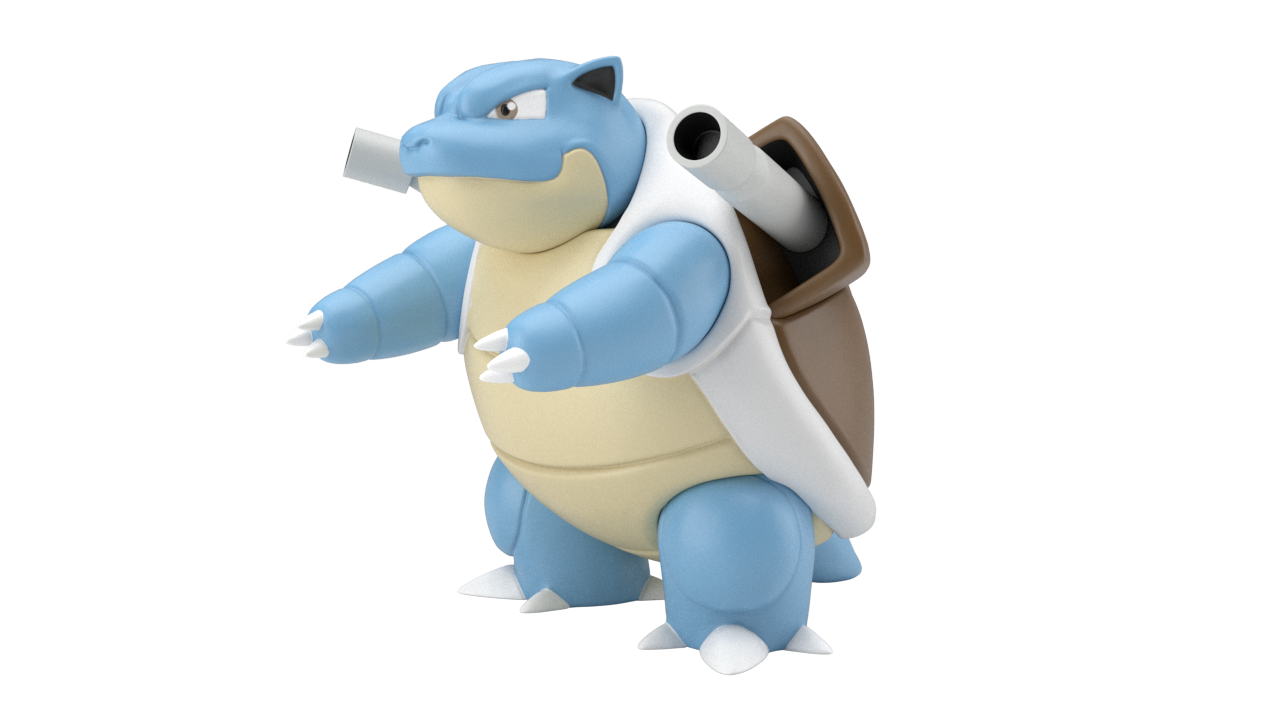 ポケモン カメックス 33cm PVC製 フィギュアw ポケモン カメックス