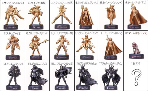 聖闘士星矢ミニフィギュアセレクション II. 新たなる聖戦｜バンダイ