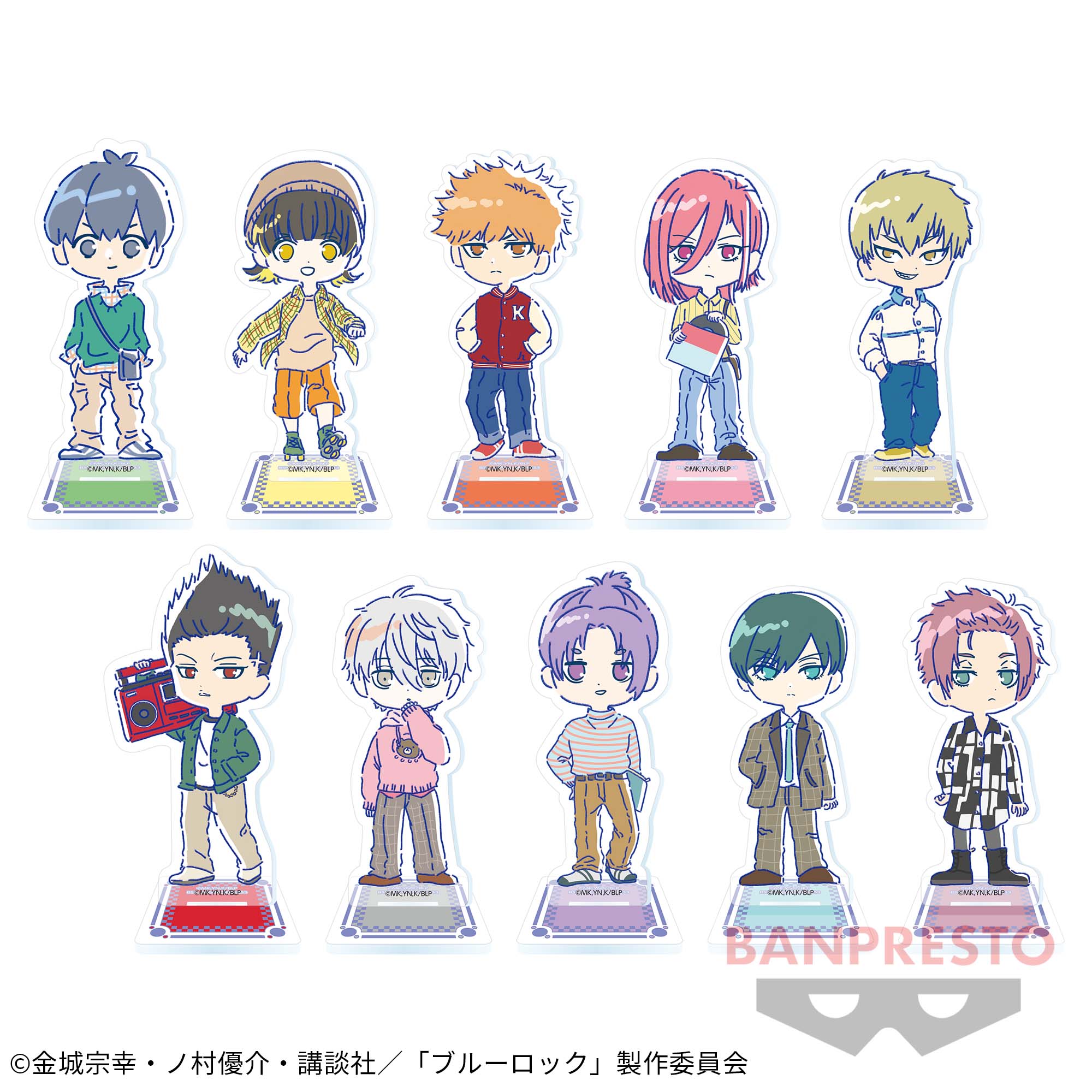 TVアニメ『ブルーロック』 のすたるぽっぷ スタンド付きアクリル