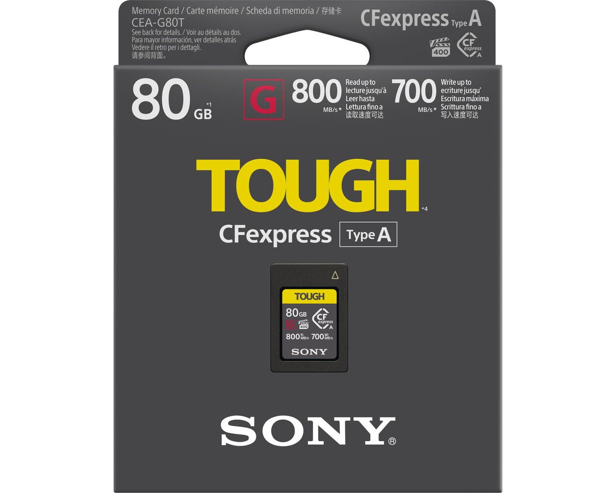 Sony TOUGH Memory Card (CFexpress Type A, 80GB) | Band Pro