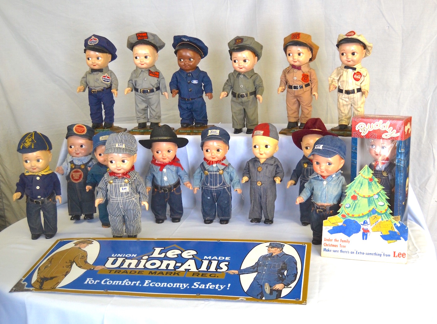 Bargain John's Antiques | Antique Buddy Lee Doll advertising