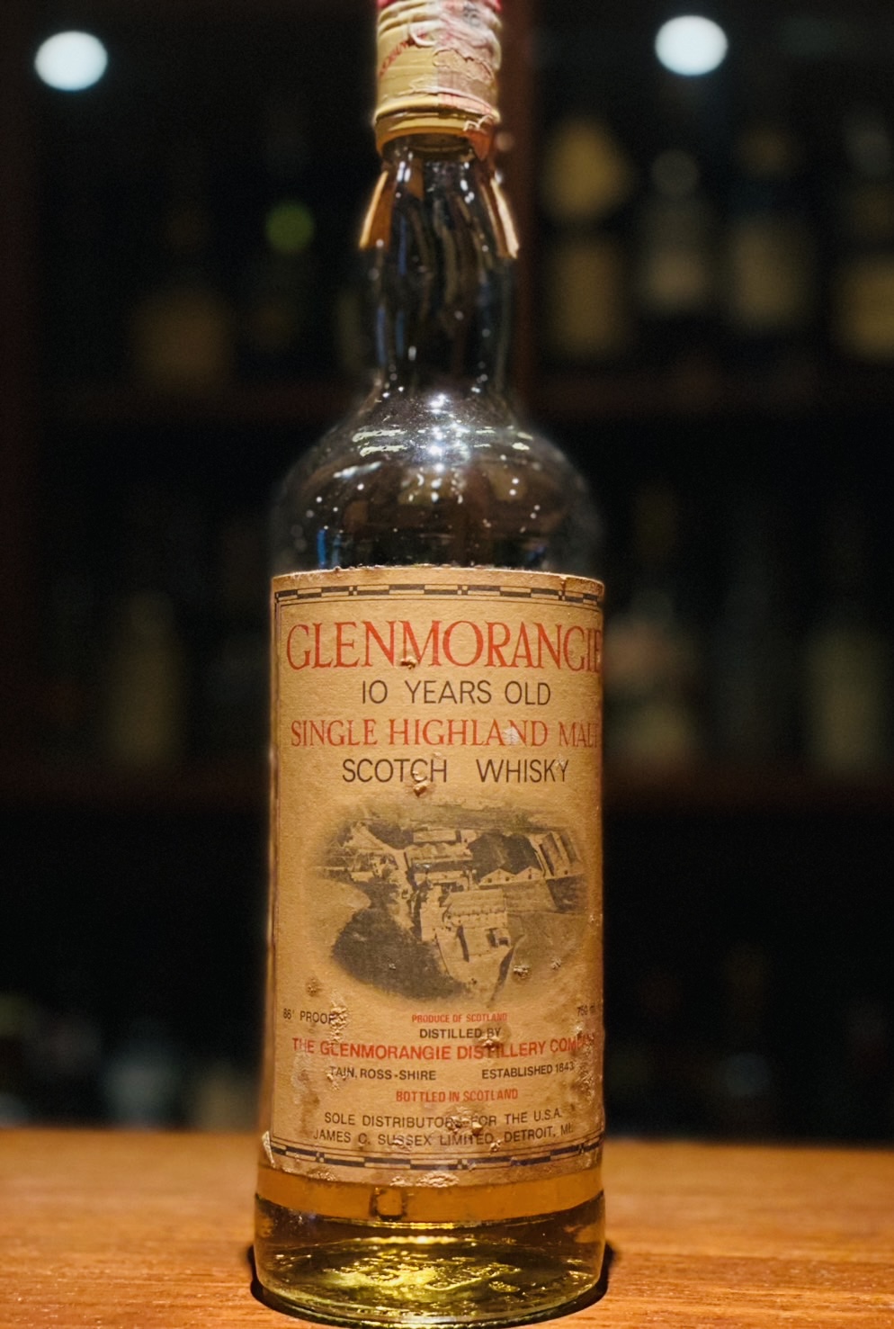 グレンモーレンジ 10年 ハイランドモルト 750ml 43%W0 古酒
