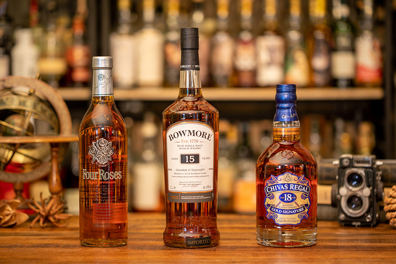 ウイスキー 7本セット ボウモア18年 グレンフィディック15年など