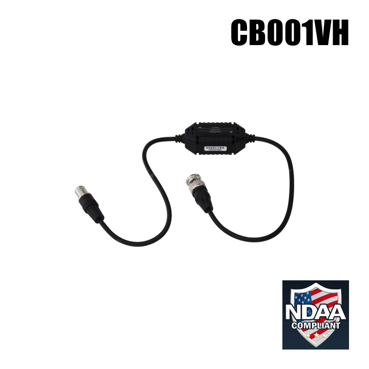 CB001VH】CVBS コンポジット映像用ノイズフィルター 信号安定化