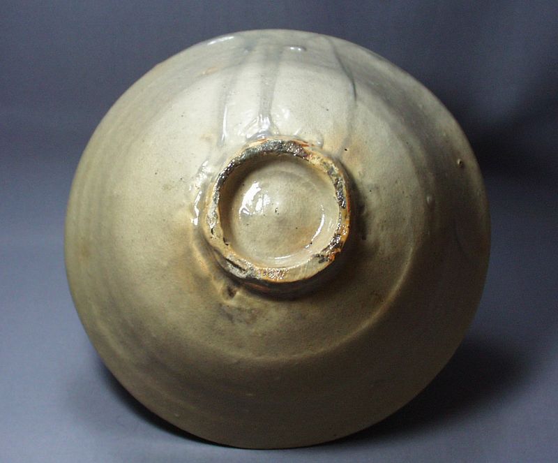 吉田明(物故)作 ／ 粉引抹茶茶碗 吉田明(物故)作 三島手抹茶茶碗／