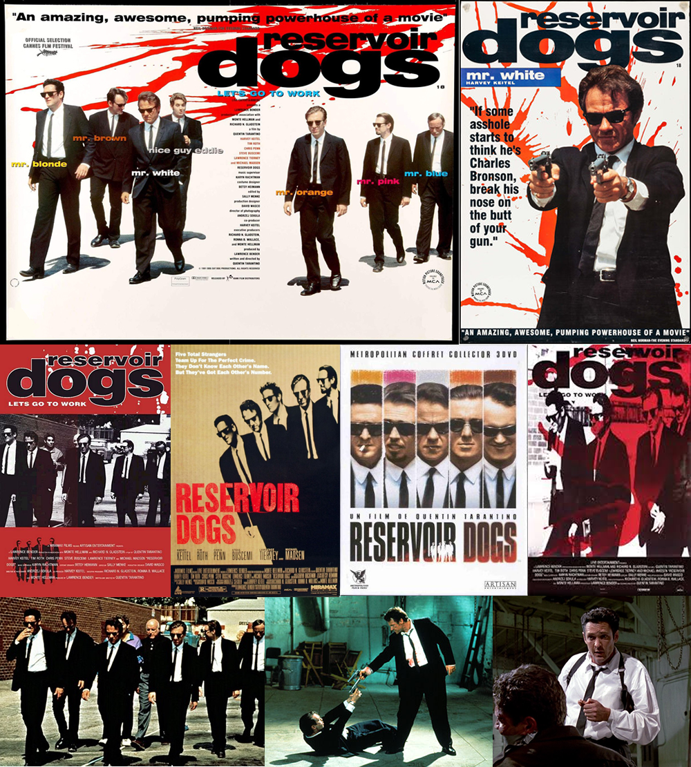 レザボアドッグス 映画ポスター UK版 クアッド 1992年公開 ROLLED