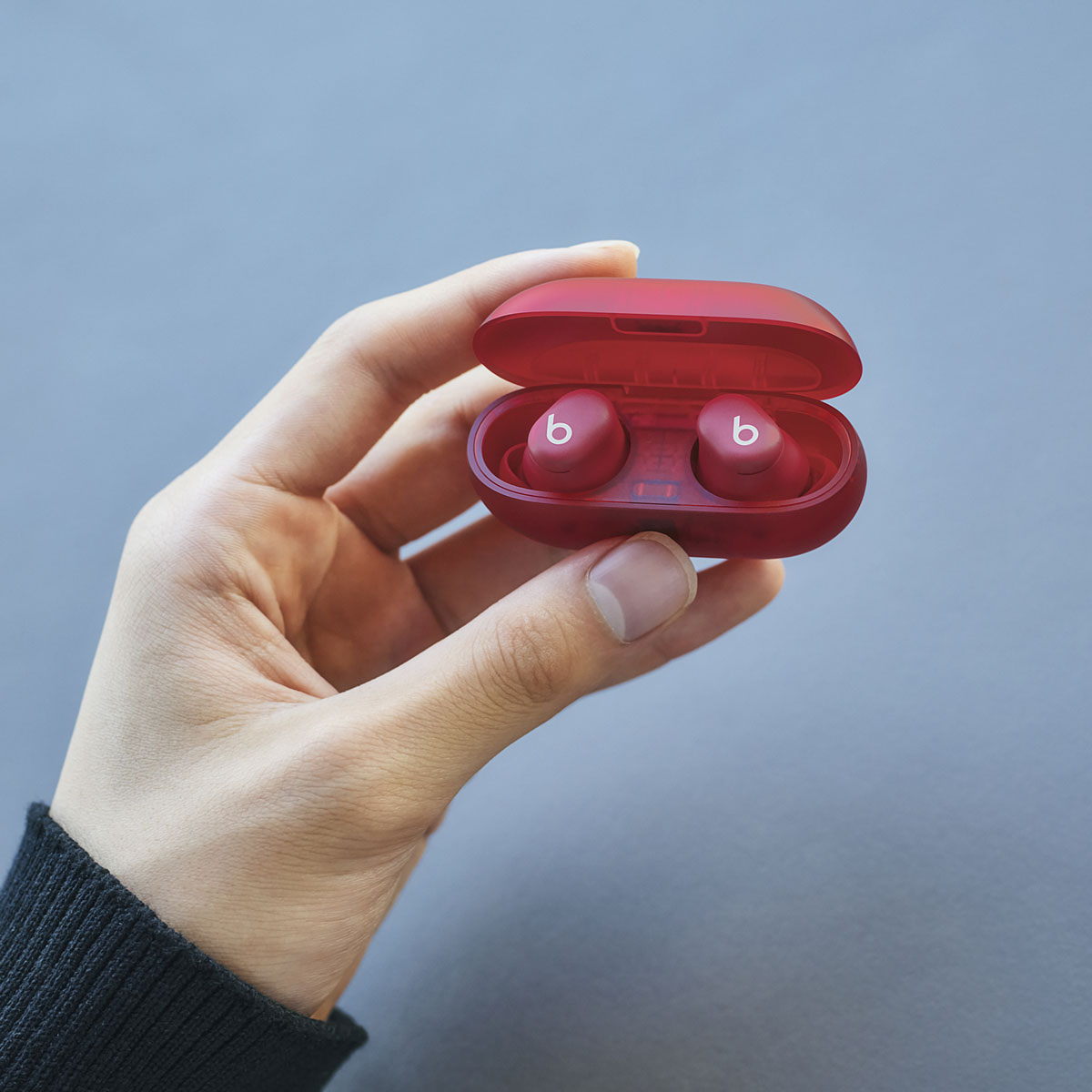 Beats Solo Buds - ワイヤレスイヤフォン - トランスペアレントレッド
