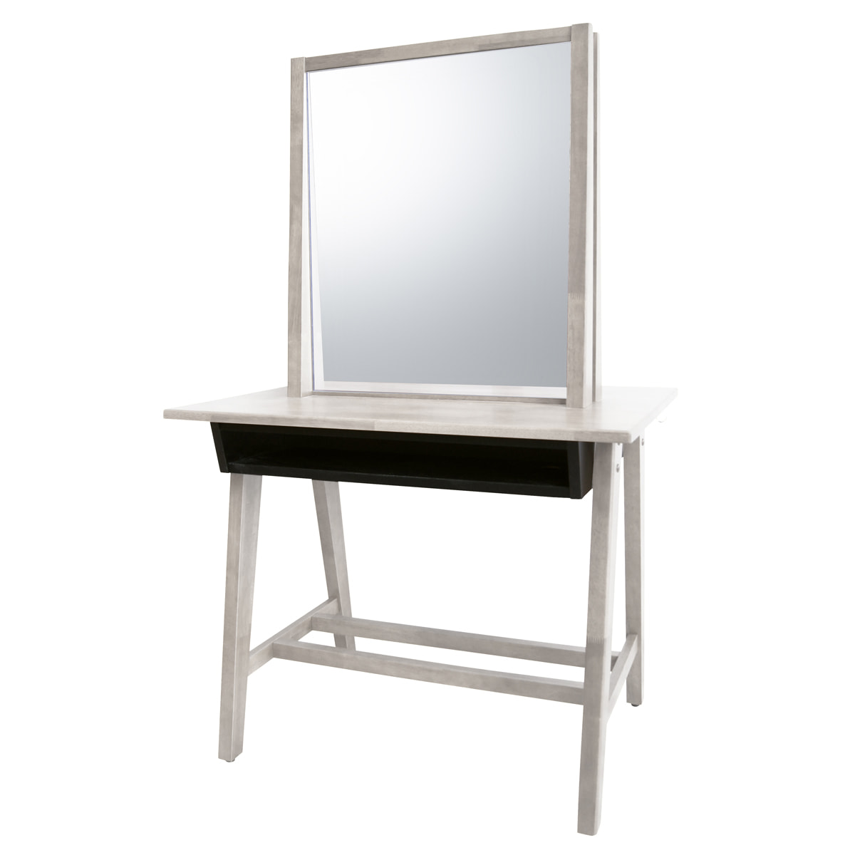 GRAIN（グレイン）天然木製両面ドレッサー ホワイトの卸・通販